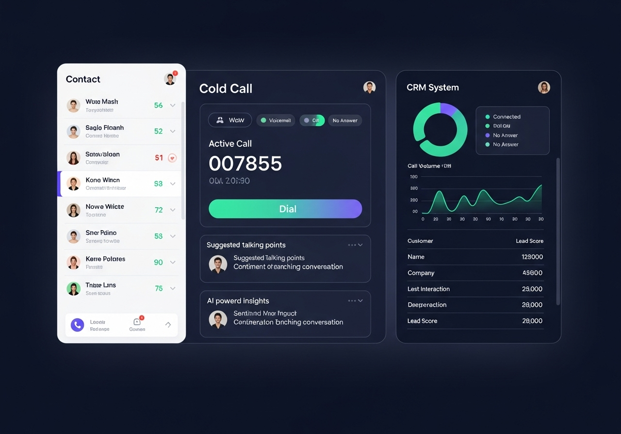 Cold Call Dashboard AI System