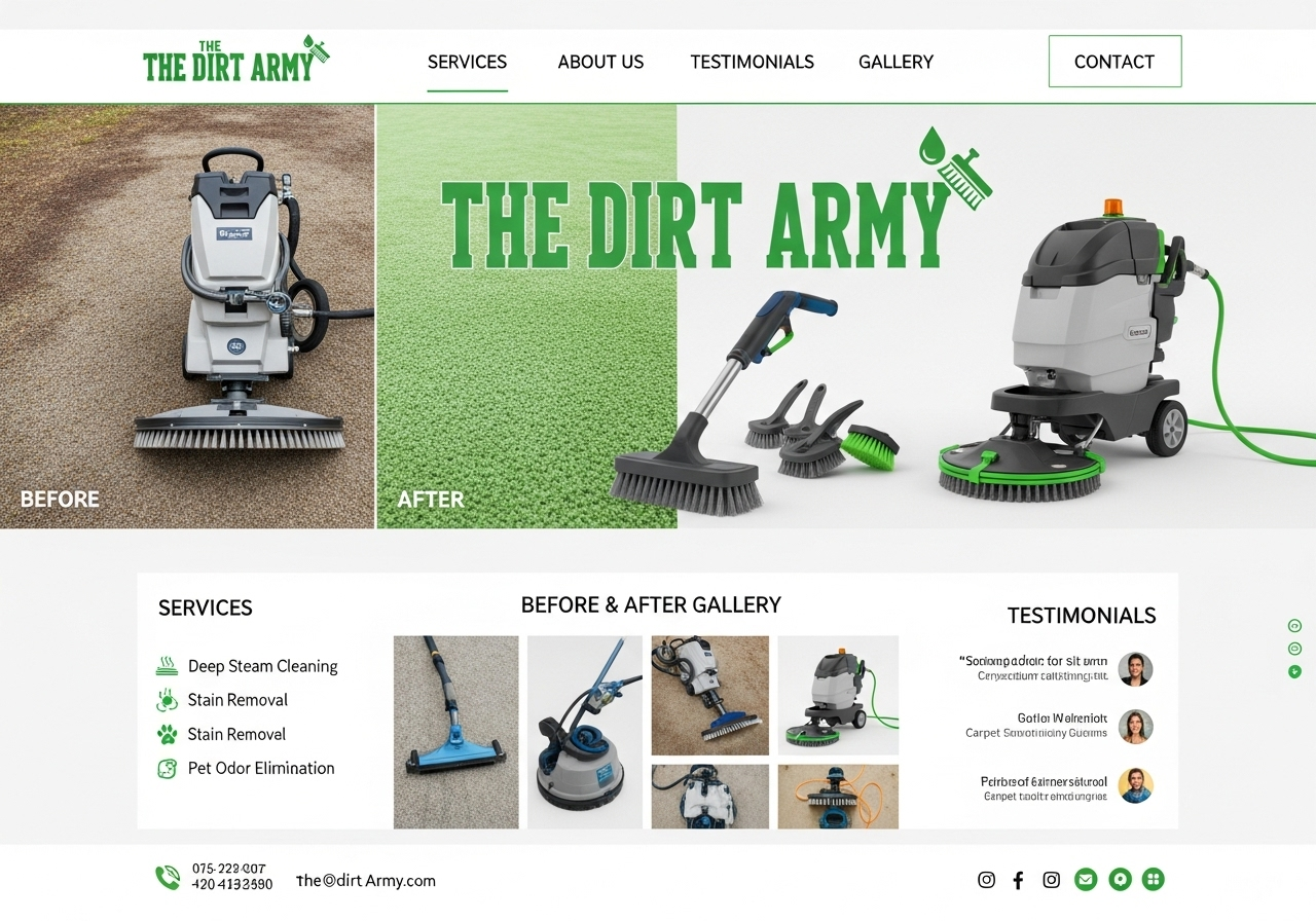 The Dirt Army Carpet Cleaning